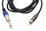 Audio cable Unitron 1RCA/M-6.3 MONO/M UNT-386 1.8m (OEM)
